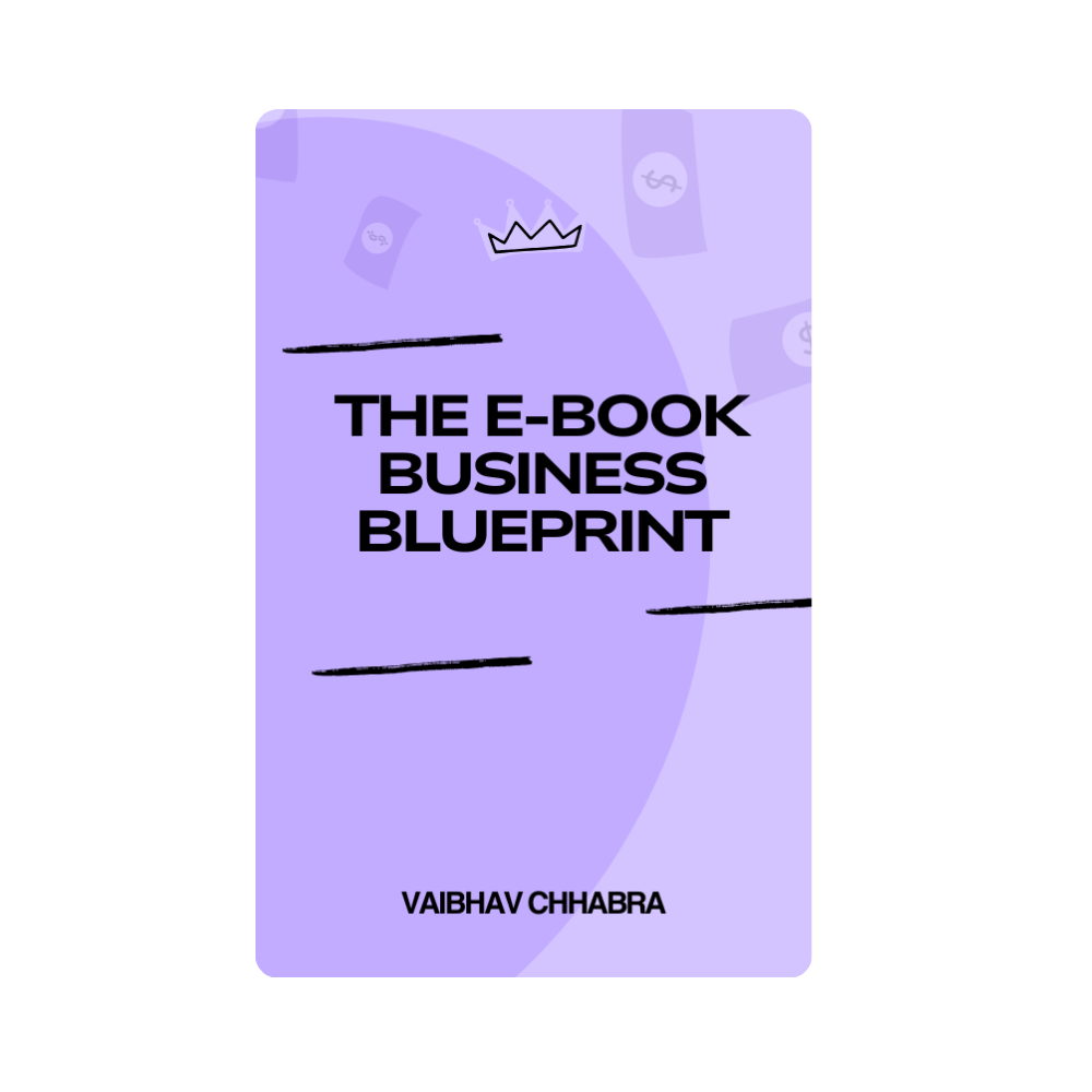 The E-Book Business Blueprint
